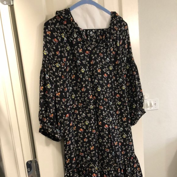 Beautiful Floral Rebecca Taylor Silk Dress - Picture 2 of 6